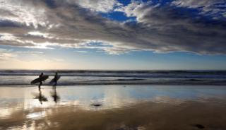 La plage centrale