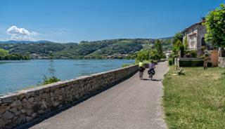 Promenade à vélo sur la ViaRhôna