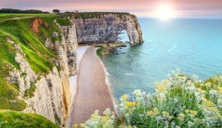 Les falaises d'Etretat 