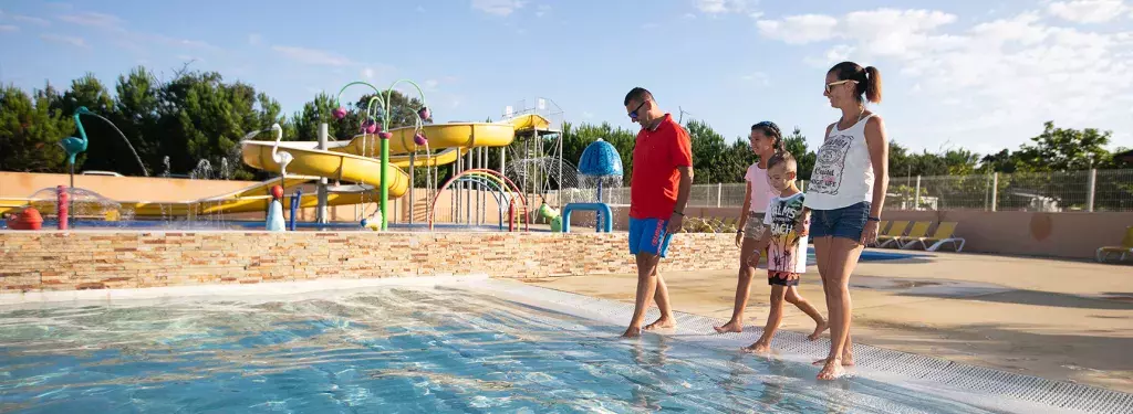 Piscine du camping Les Oyats